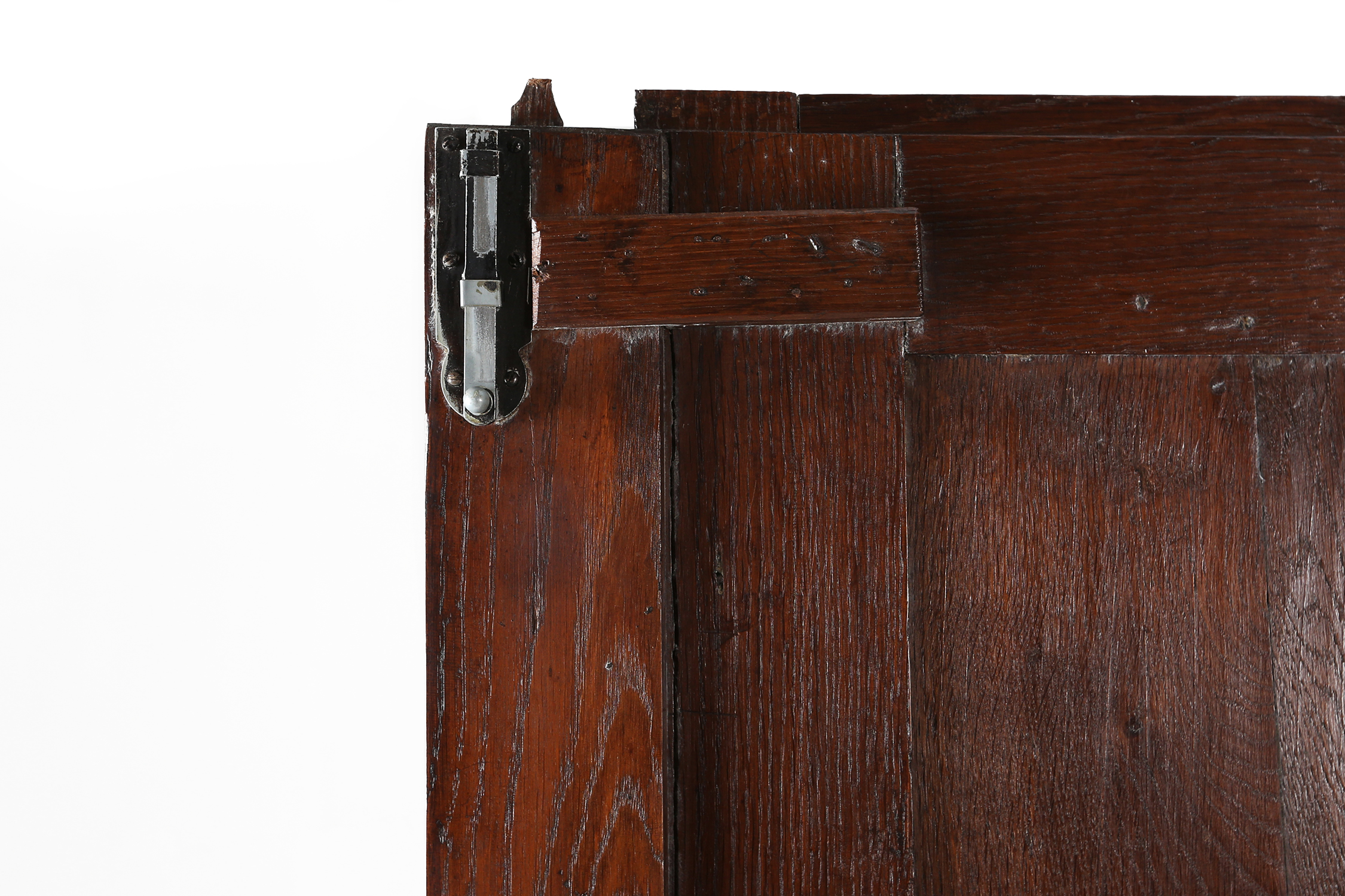 17th century oak wardrobe thumbnail
